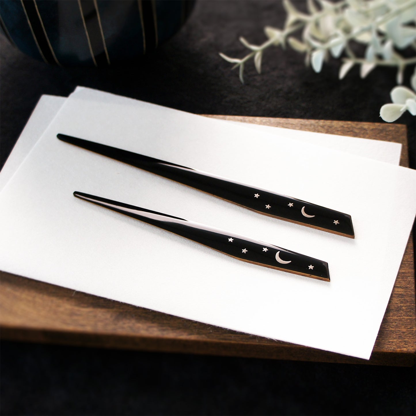 三日月の菓子切り　小・大