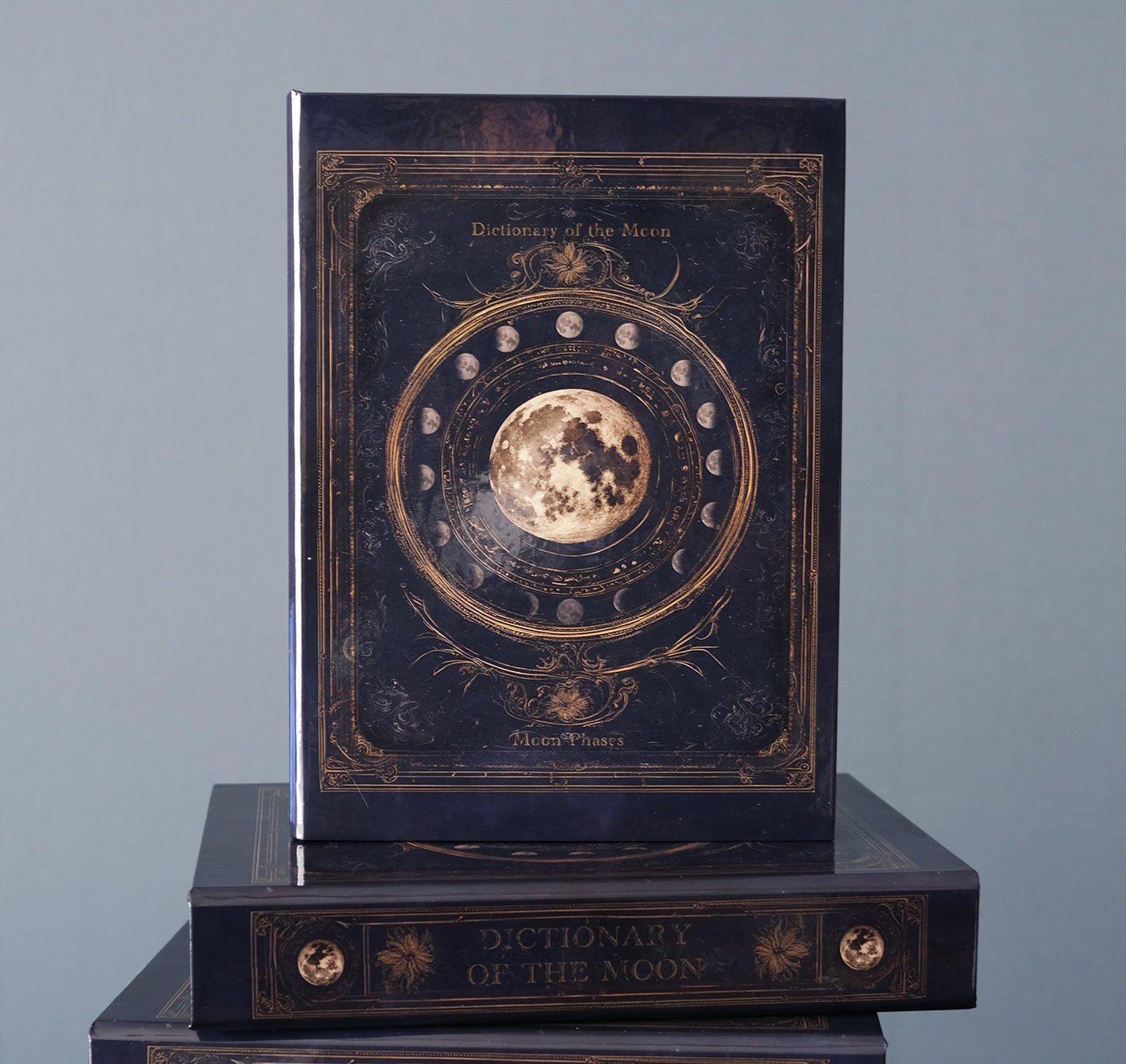 【小物入れ】魔法の本のようなブックボックス "月の図鑑"