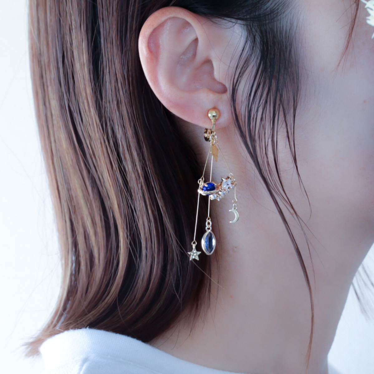 coeur ya. 「雨夜の品定め」ピアス クールヤ. coeur ya. *片耳ピアス*ブラス真鍮パールアクセサリー
