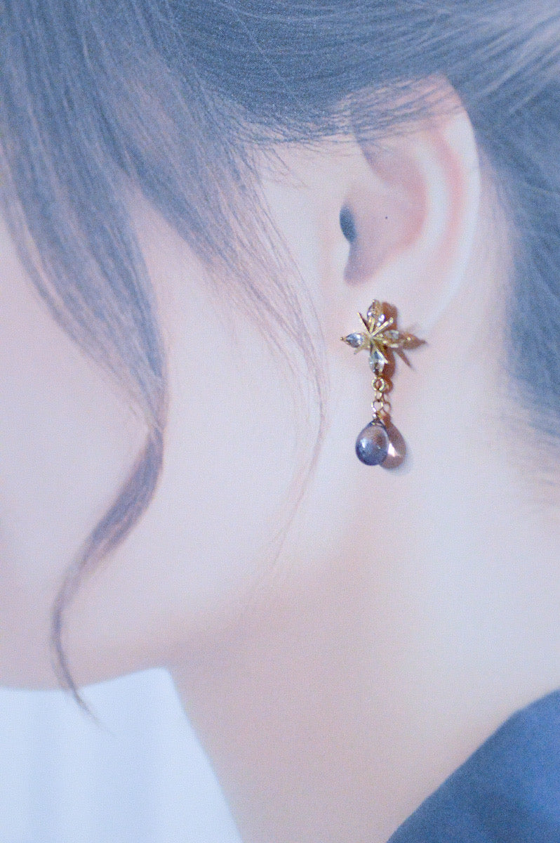 宵or明けの明星の雫イヤリングorピアス