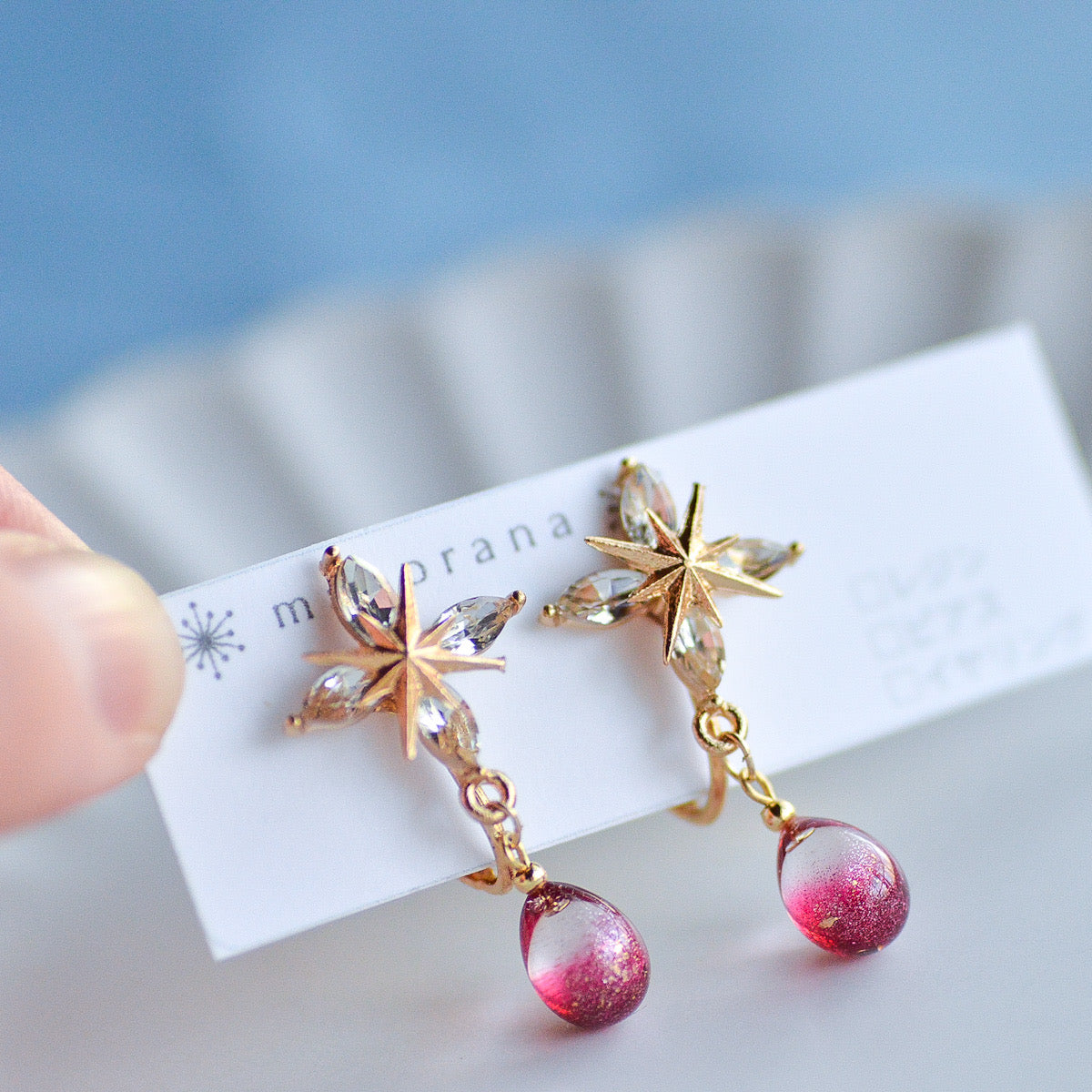 宵or明けの明星の雫イヤリングorピアス