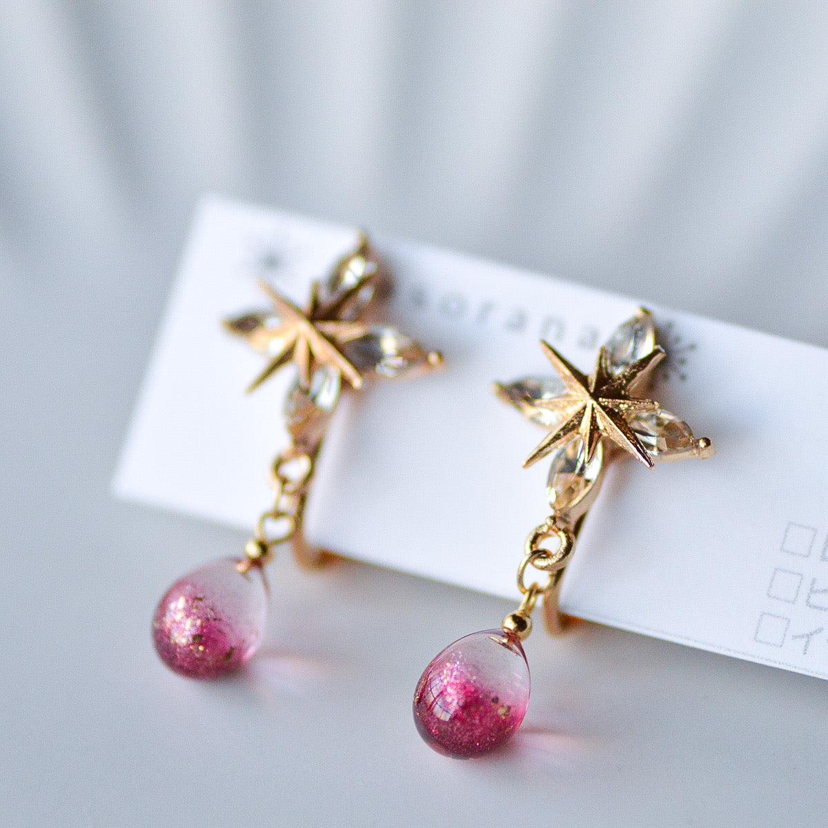 宵or明けの明星の雫イヤリングorピアス