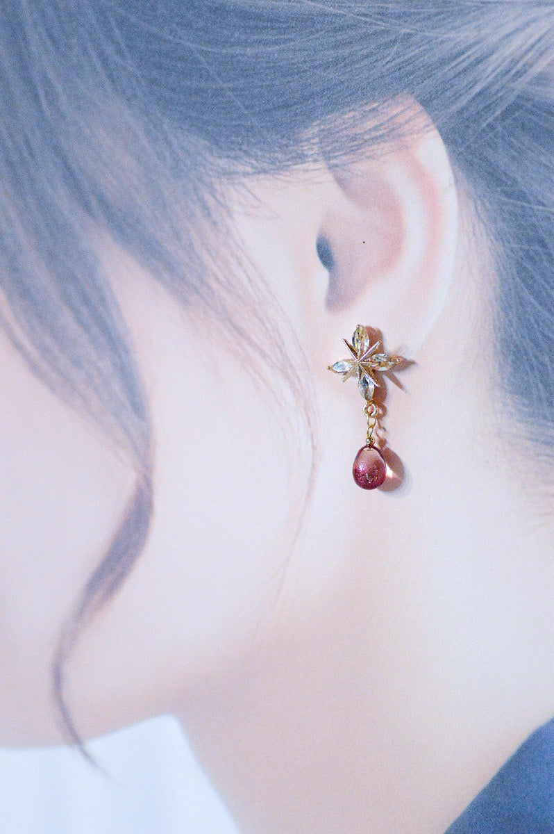 宵or明けの明星の雫イヤリングorピアス