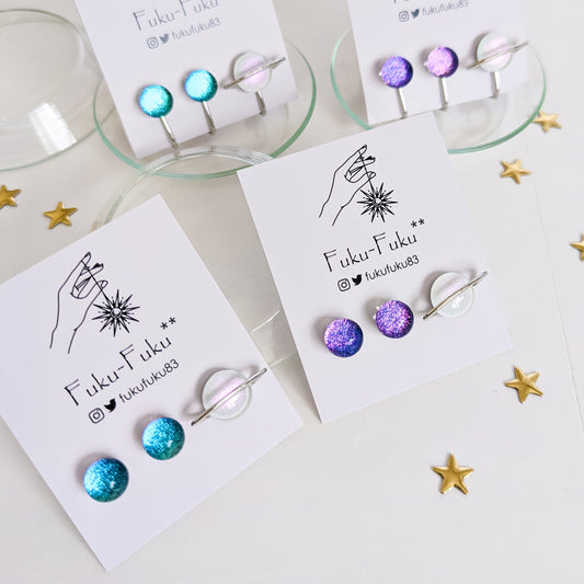 宙色　ピアス/イヤリング