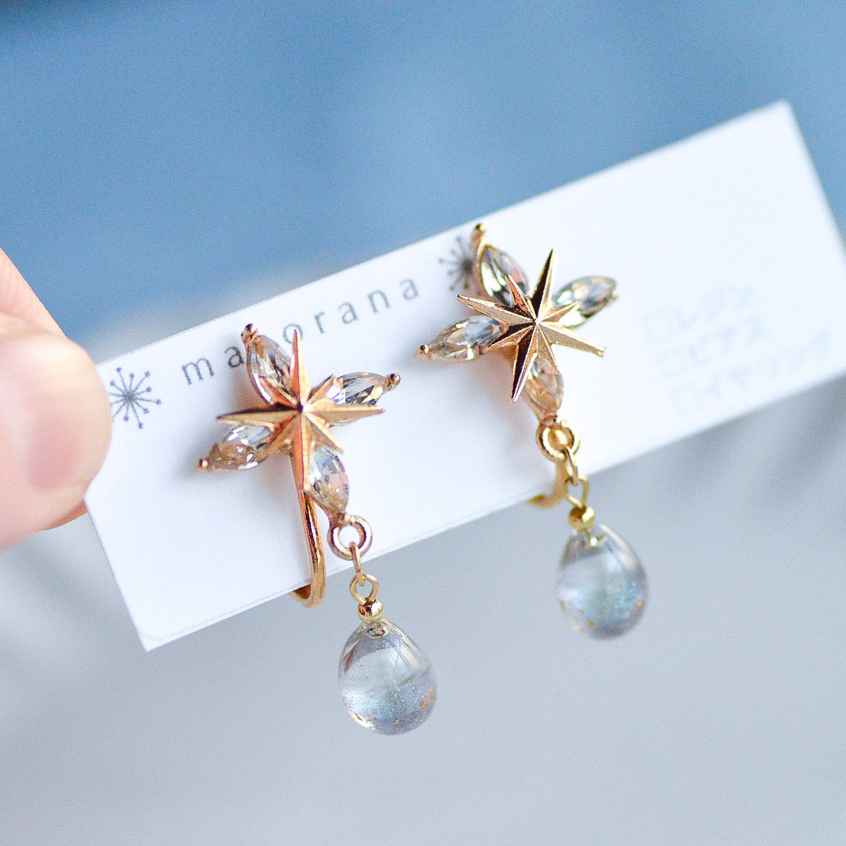 宵or明けの明星の雫イヤリングorピアス