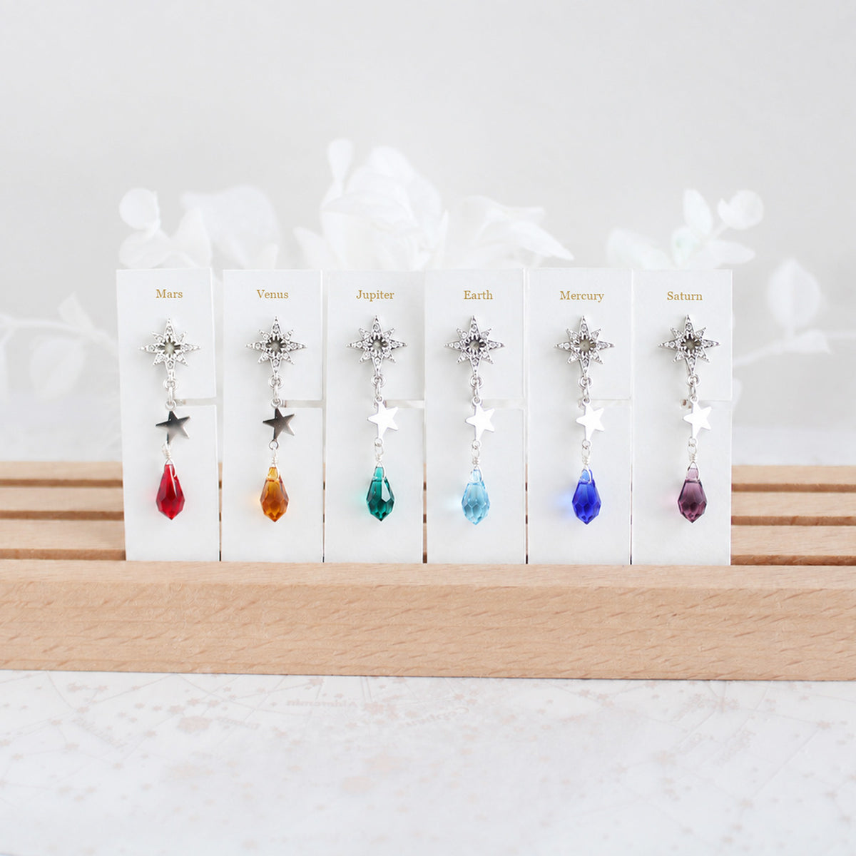 星と惑星のイヤーカフ（シルバー）