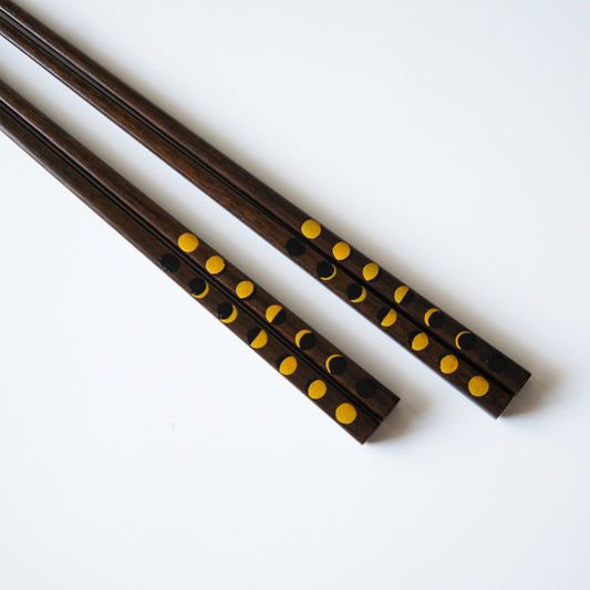 漆のお箸 月の満ち欠け