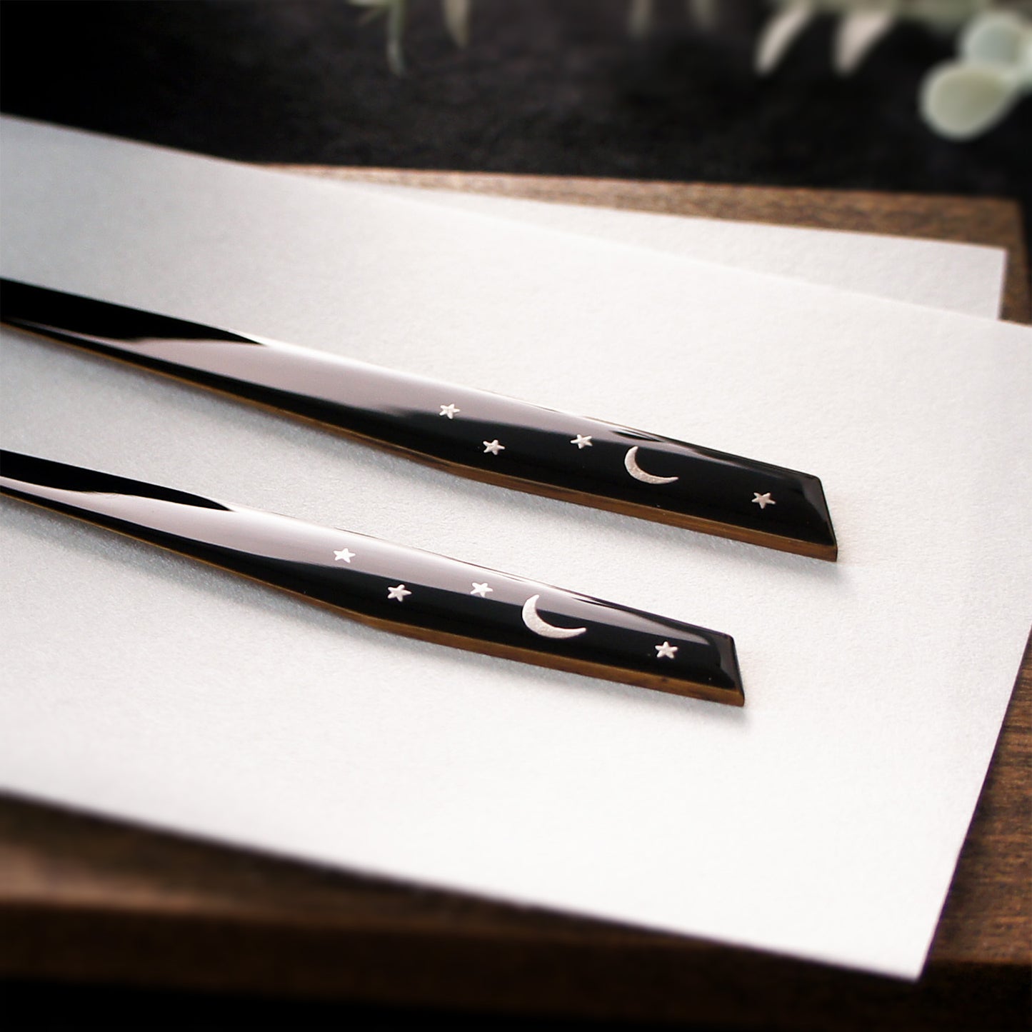 三日月の菓子切り　小・大