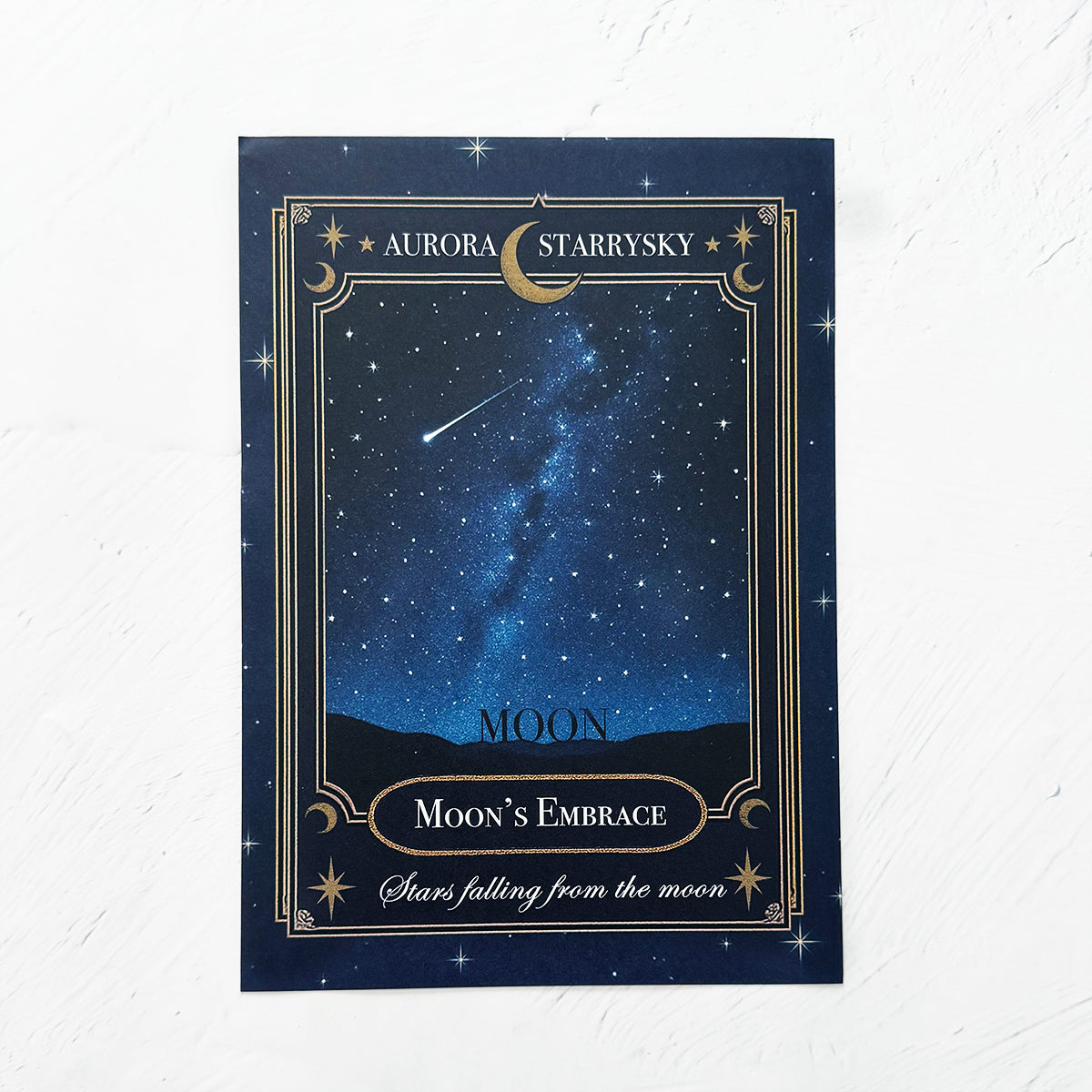 【レターセット】星空香水瓶 オーロラ ラベル柄