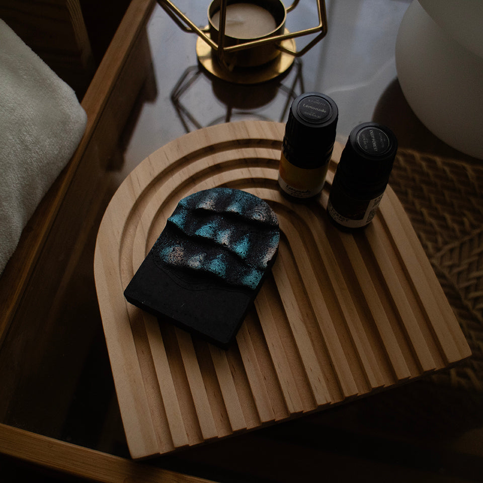 aurora sky stone | オーロラのアロマストーンオブジェ《香る