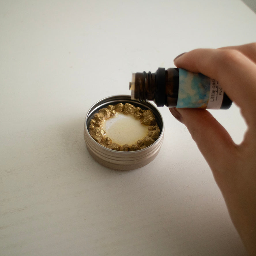 【持ち運び便利】mobile crystal stone | 缶入りクリスタルのアロマストーン《神秘の光を外出先でも》