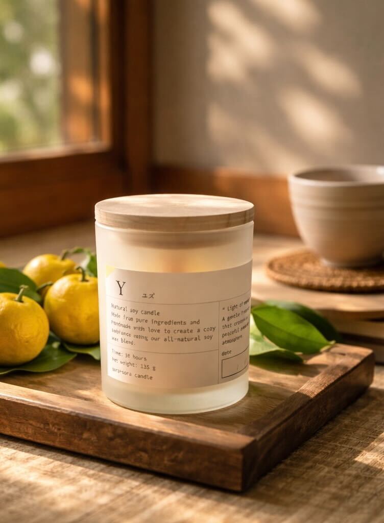 記憶の灯”アロマキャンドル/選べる香り – 宙フェス夜市