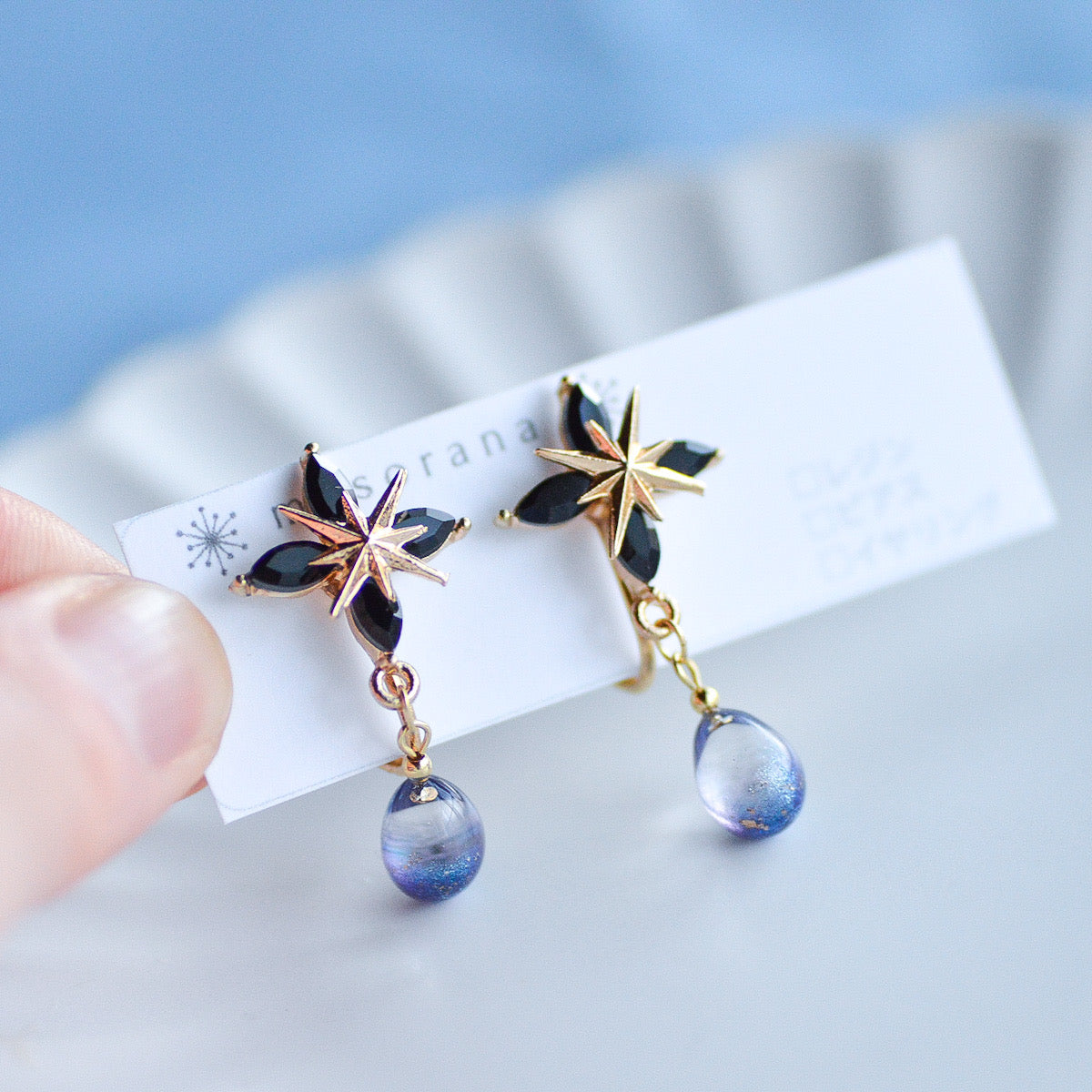 宵or明けの明星の雫イヤリングorピアス