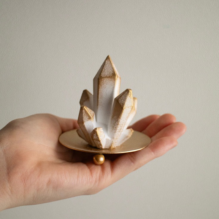 crystal aroma stone | クリスタルのアロマストーンオブジェ《香るインテリア》