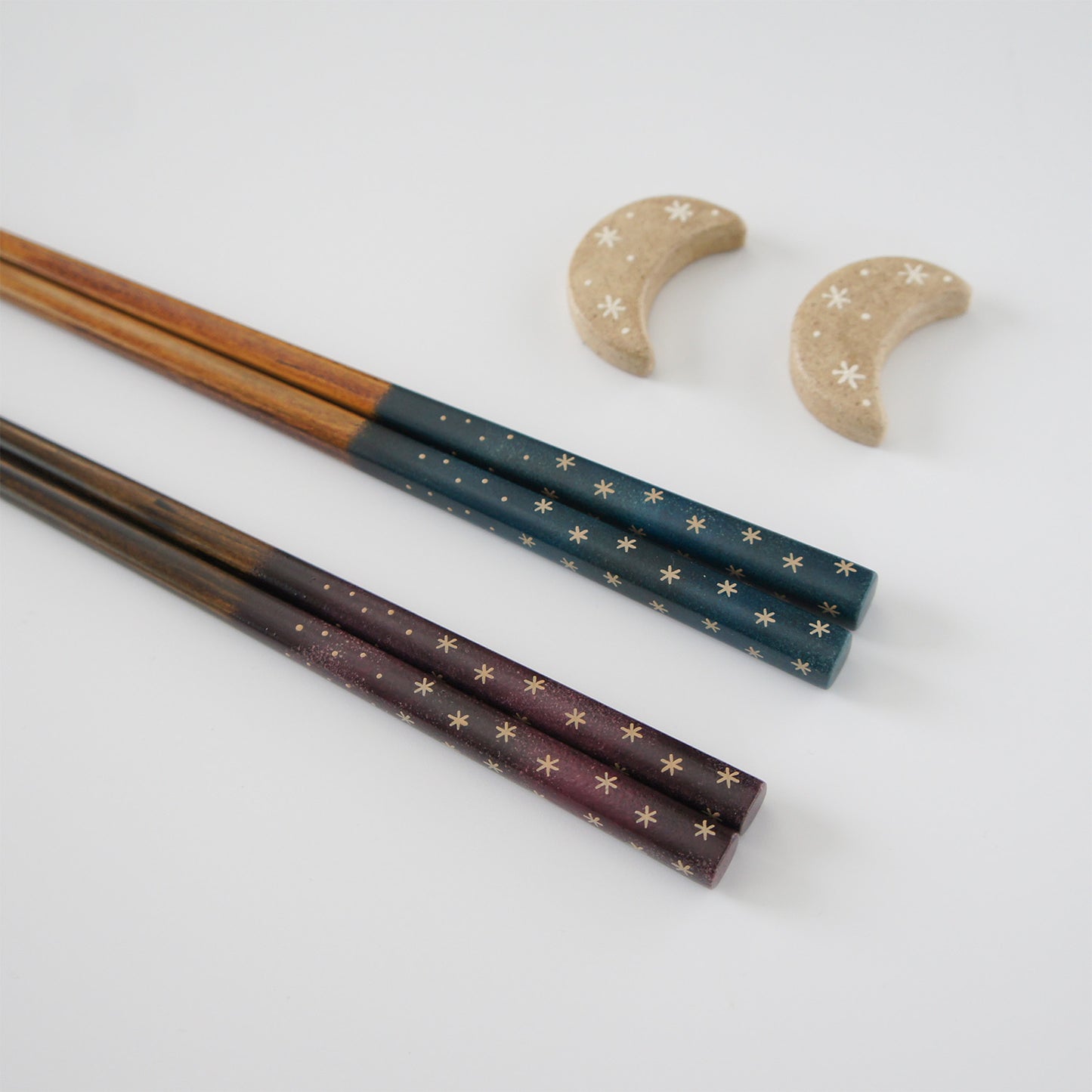 星踊る夜空の夫婦箸セット