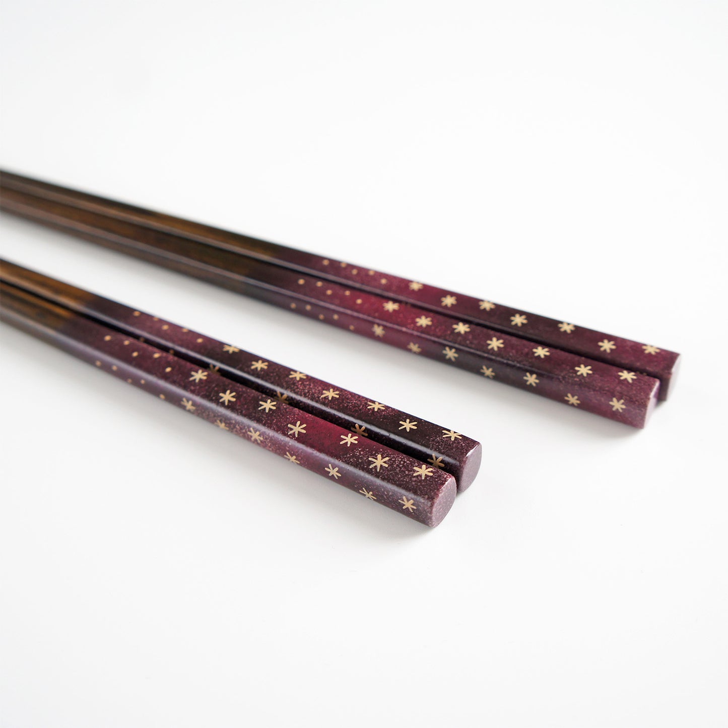 星踊る夜空のお箸　青/紫
