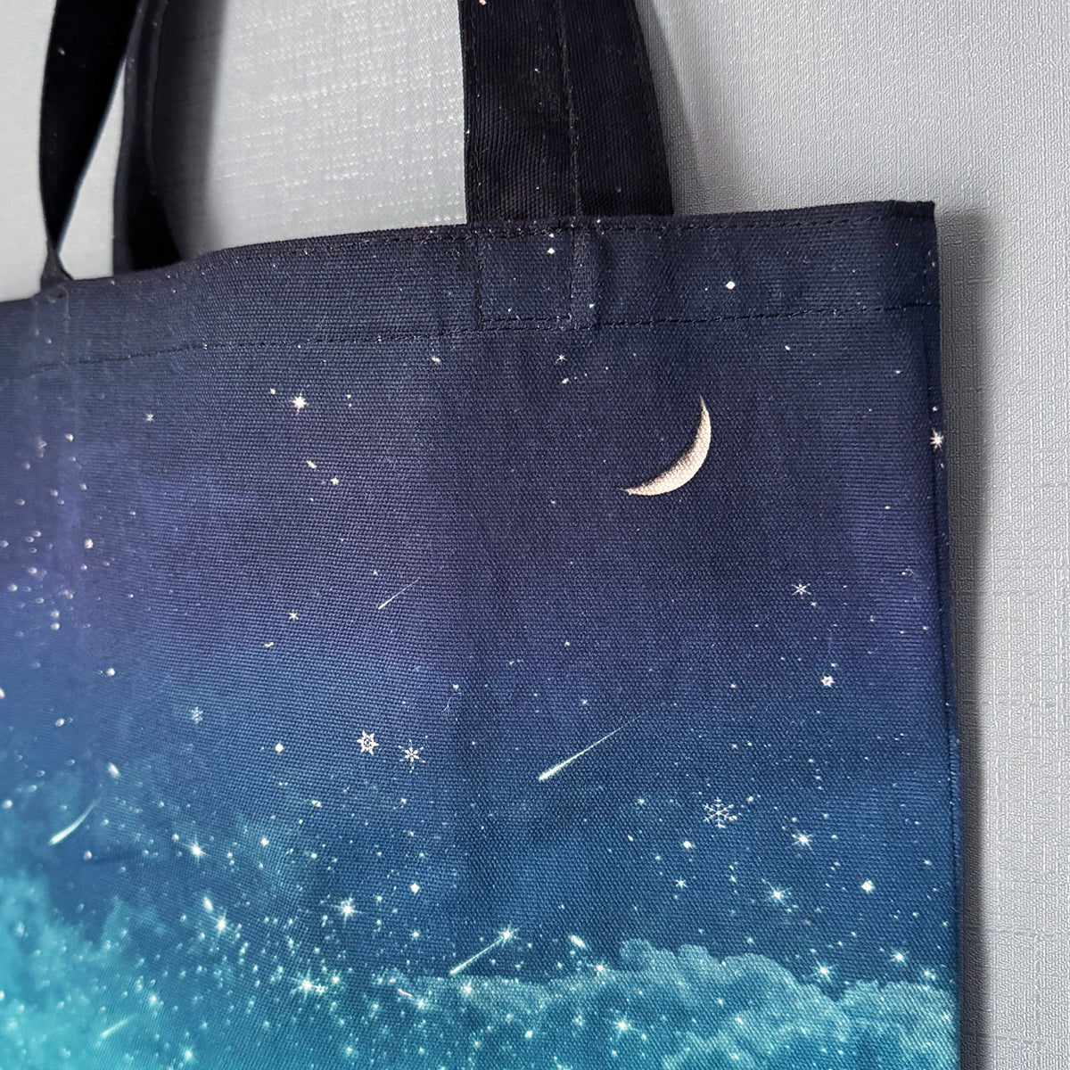 【トートバッグ】冬の星空・猫