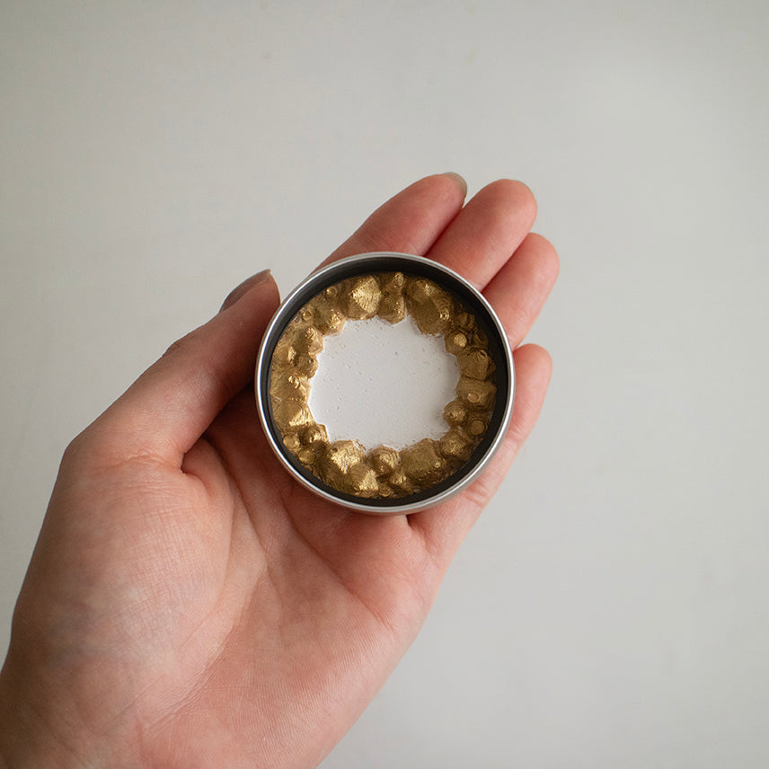 【持ち運び便利】mobile crystal stone | 缶入りクリスタルのアロマストーン《神秘の光を外出先でも》
