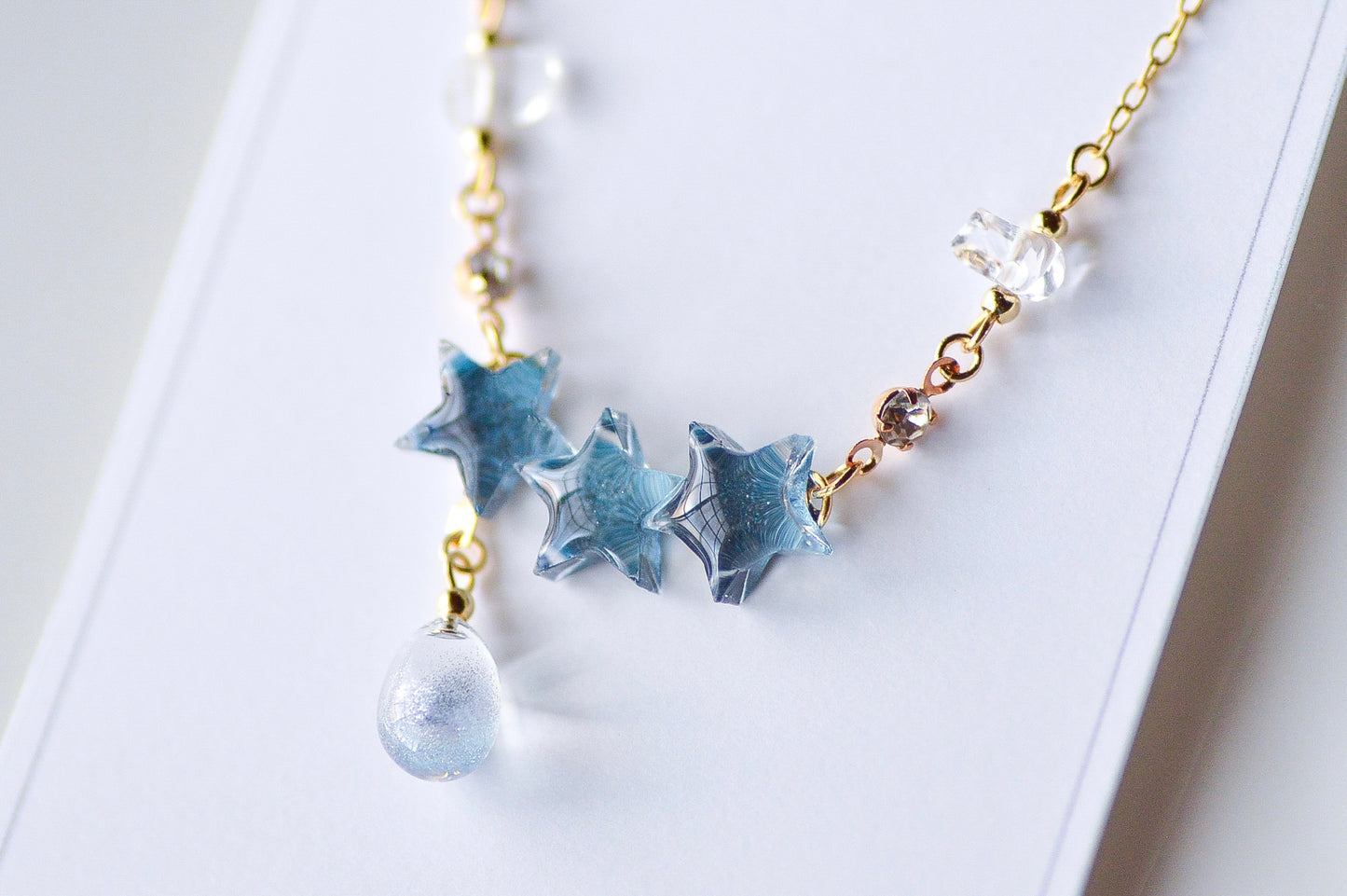 星空の雫ペンダント