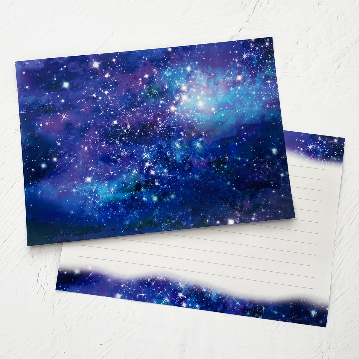 【レターセット・便箋】星と銀河の宇宙柄 | GALAXY