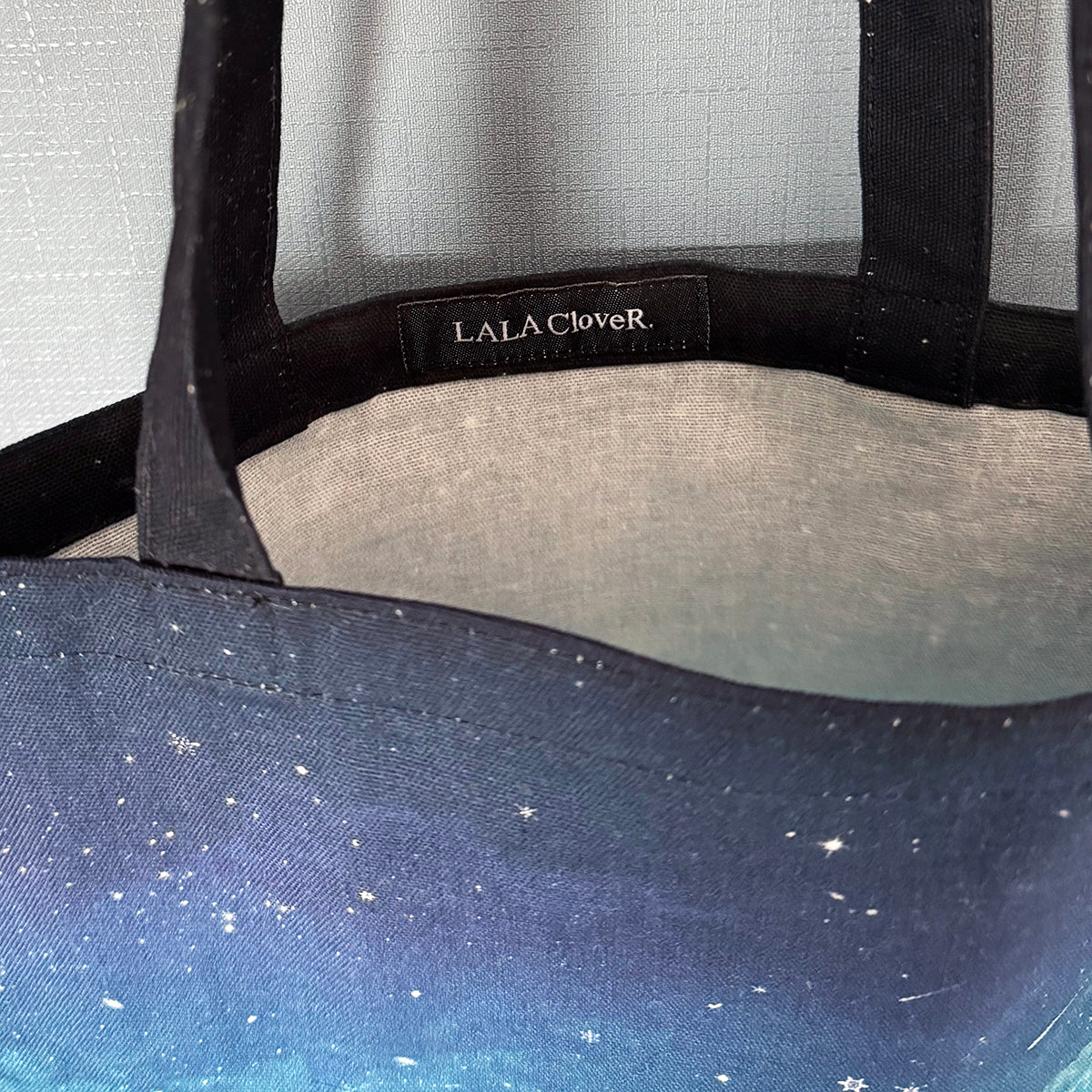 【トートバッグ】冬の星空・猫