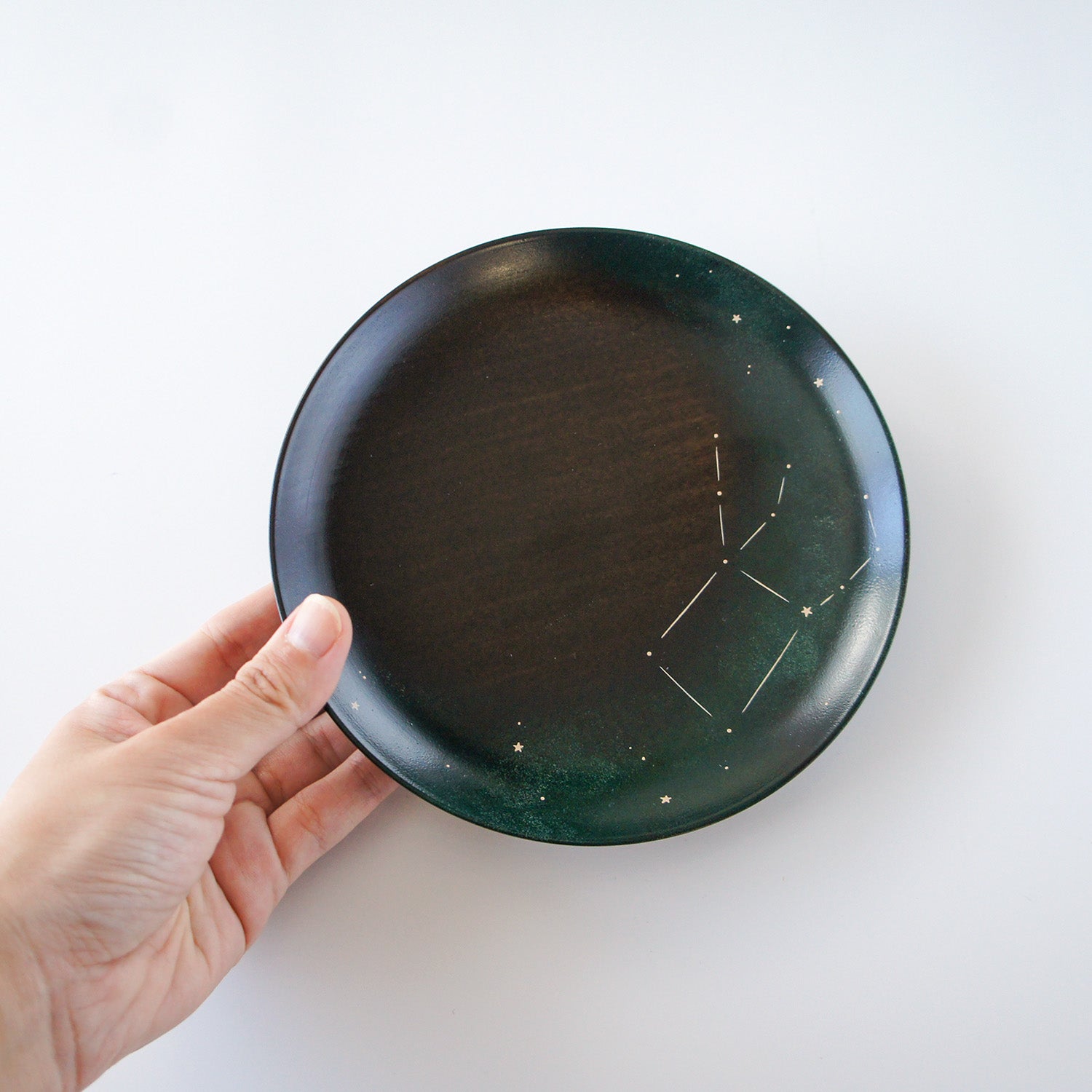 ◆希少◆ 紫檀 菓子皿 6枚セット ❸ 果実 無花果(紫×緑) Small plate 2pices set 豆皿 2枚組 – POTPURRI
