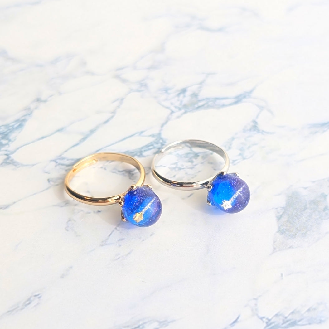 小さな流れ星リング