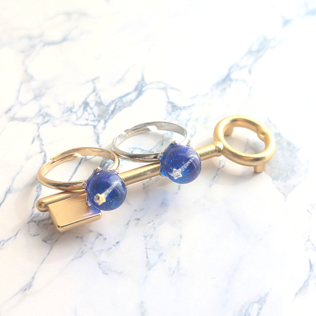 小さな流れ星リング