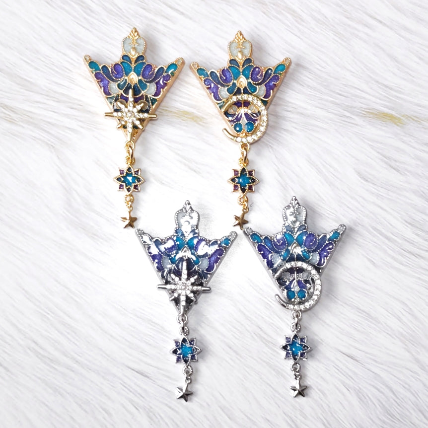 星月夜の襟飾り