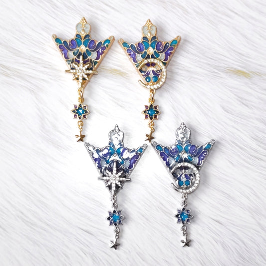 星月夜の襟飾り