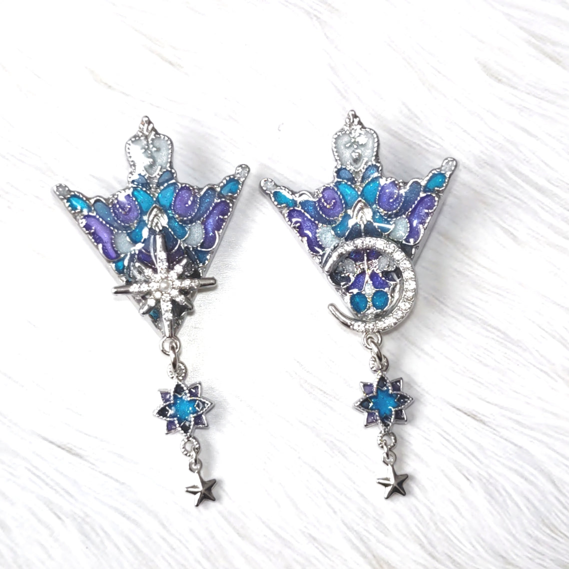 星月夜の襟飾り