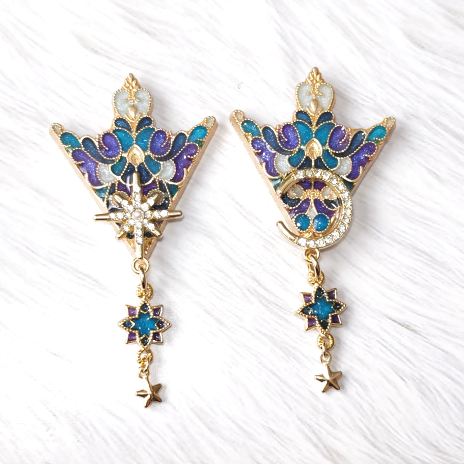 星月夜の襟飾り