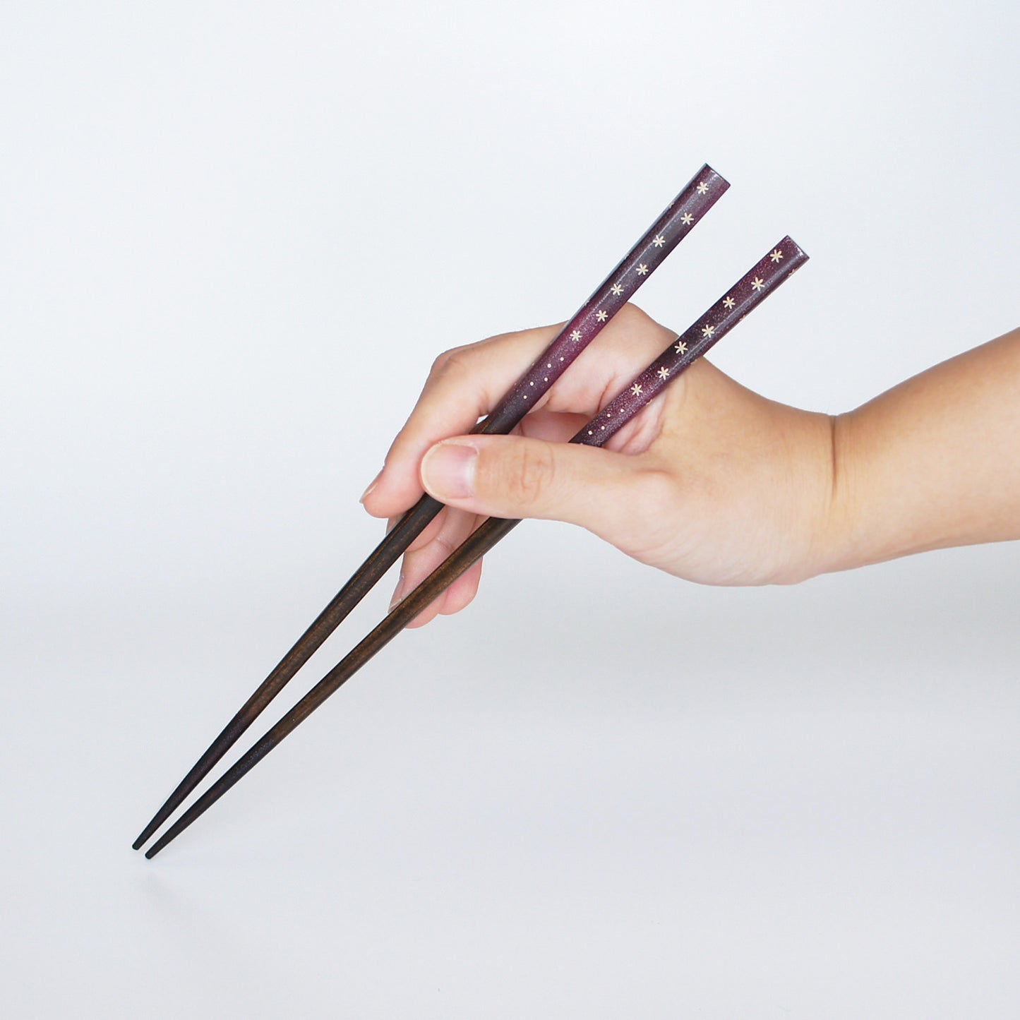 星踊る夜空のお箸　青/紫