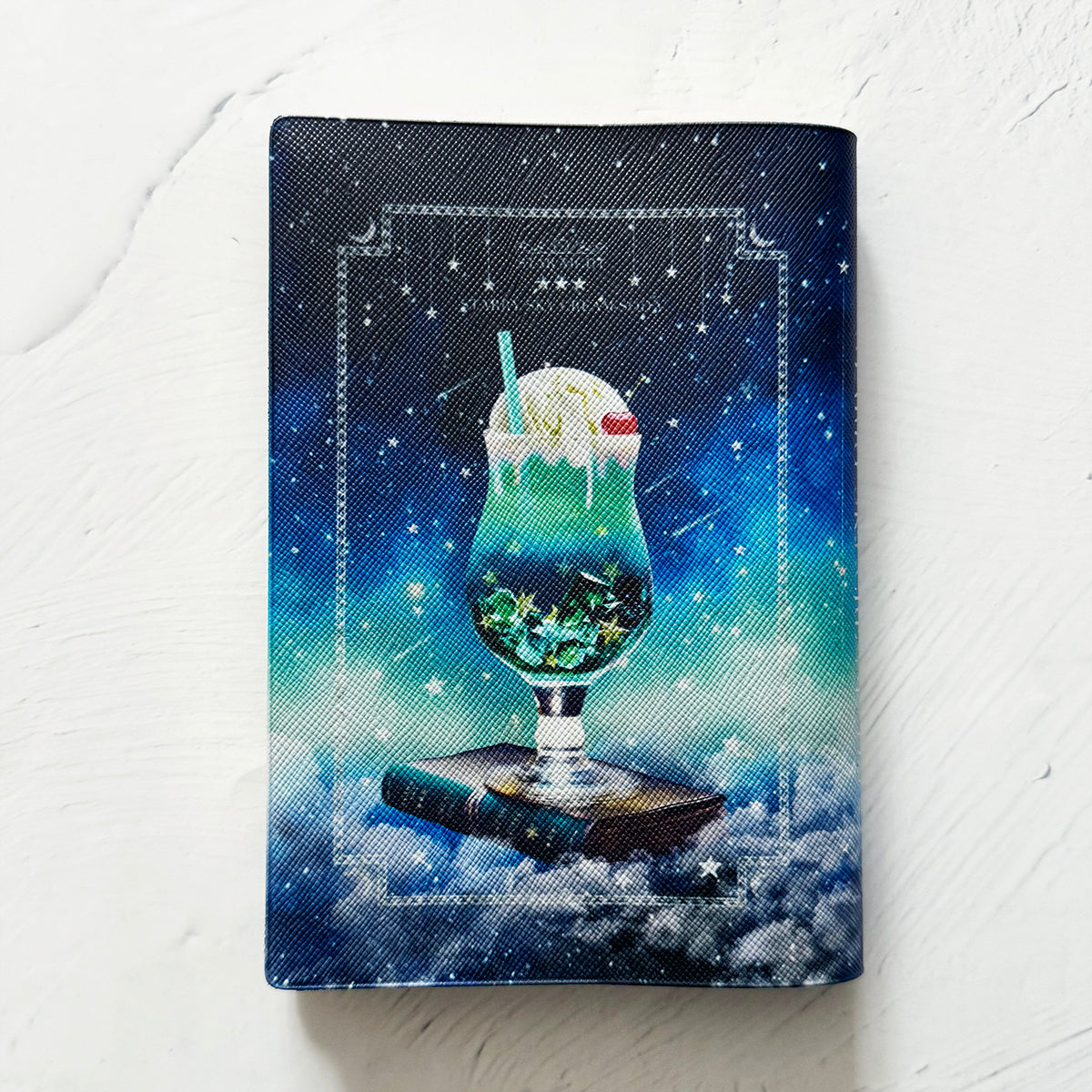 【ブックカバー】架空の星空喫茶 "星空のクリームソーダ"
