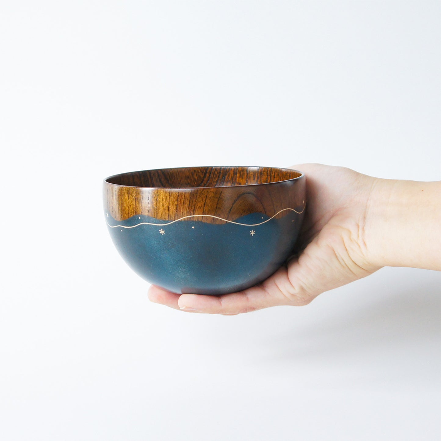 たゆたう星空のボウル　青・紫