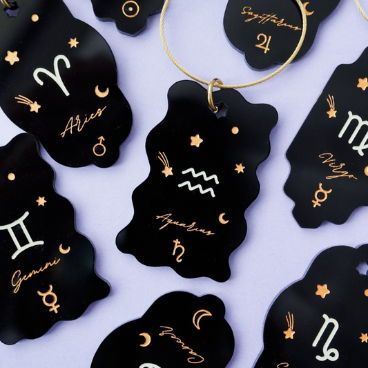 12星座のキーホルダー