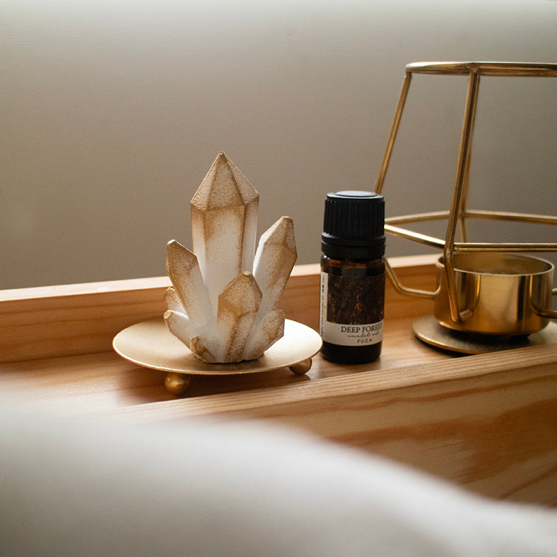 crystal aroma stone | クリスタルのアロマストーンオブジェ《香る