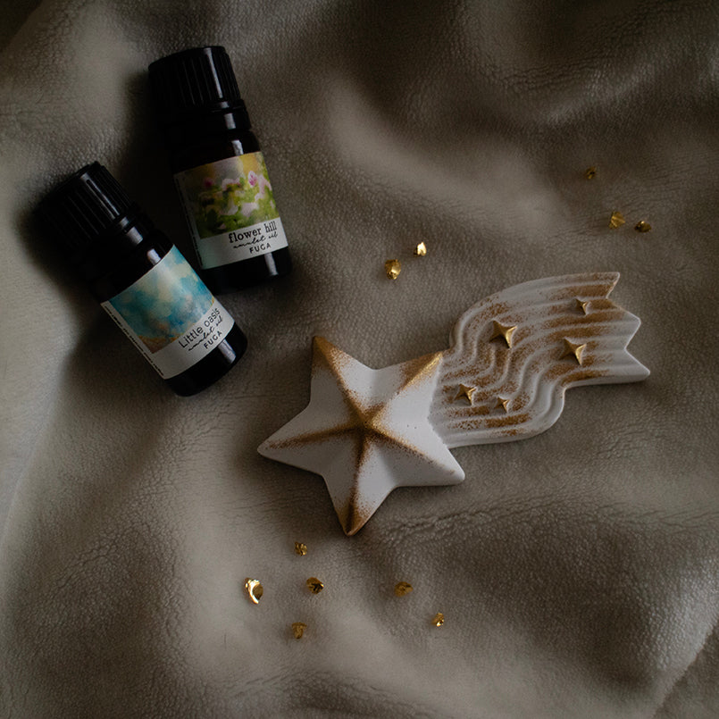 shooting star stone | 流れ星のアロマストーンオブジェ《香るインテリア》