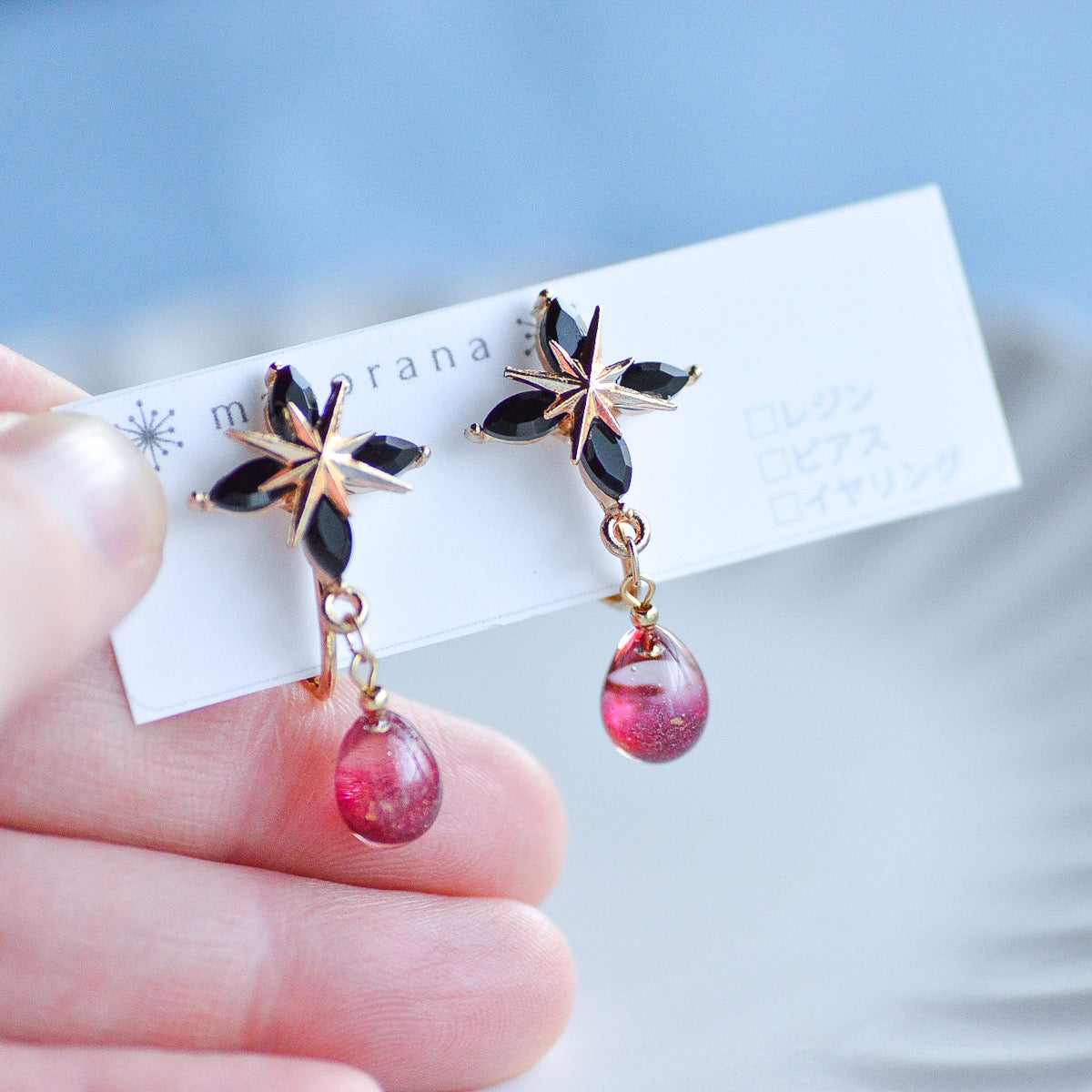 宵or明けの明星の雫イヤリングorピアス