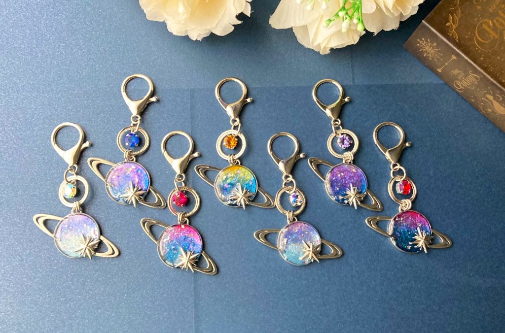 惑星キーホルダー　シルバー