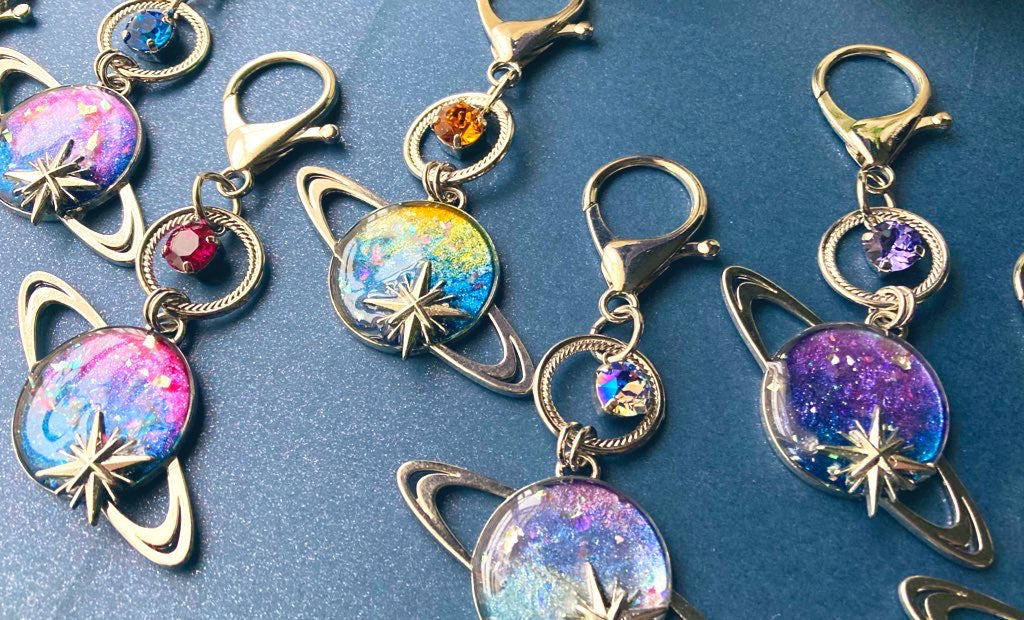 惑星キーホルダー　シルバー