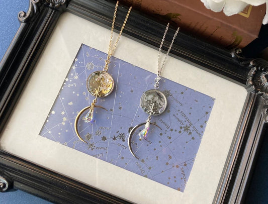 月光の雫ペンダント　シルバームーン（銀）