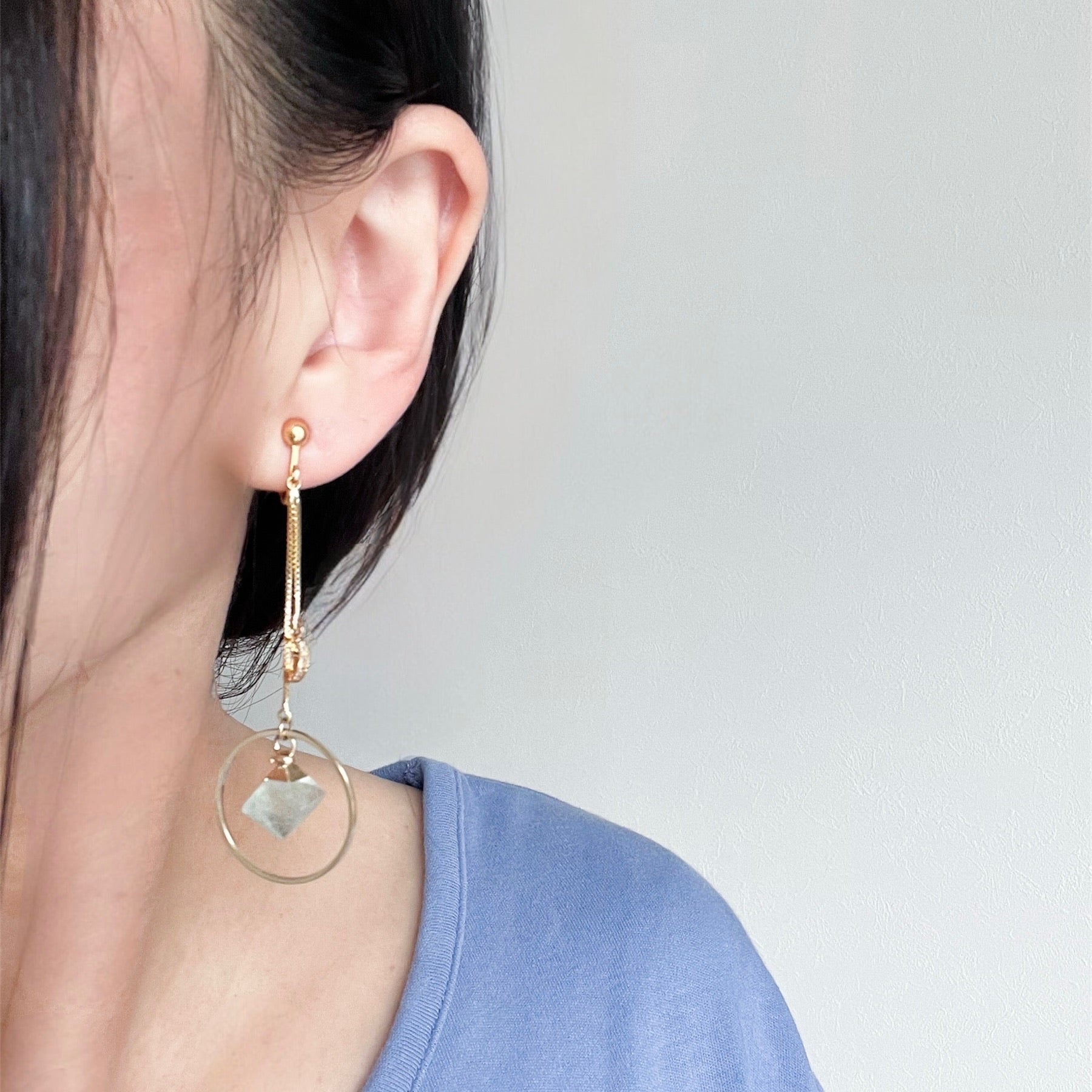 月と太陽 ピアス/イヤリング – 宙フェス夜市