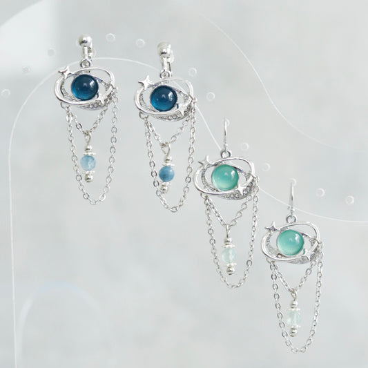 Saturn Auraピアス/イヤリング