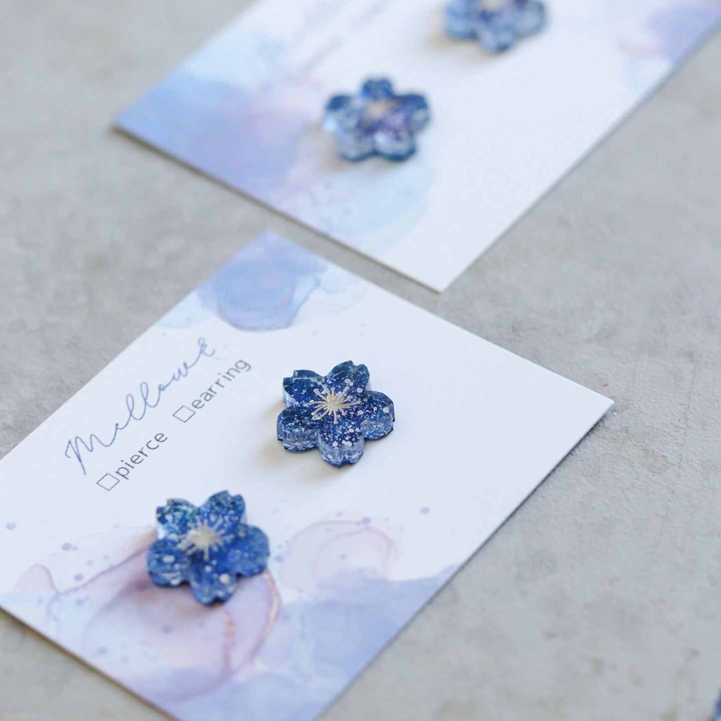 キリトリ夜空-夜桜-耳飾り