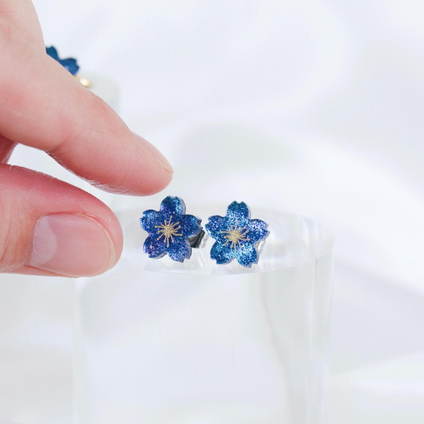 キリトリ夜空-夜桜-耳飾り