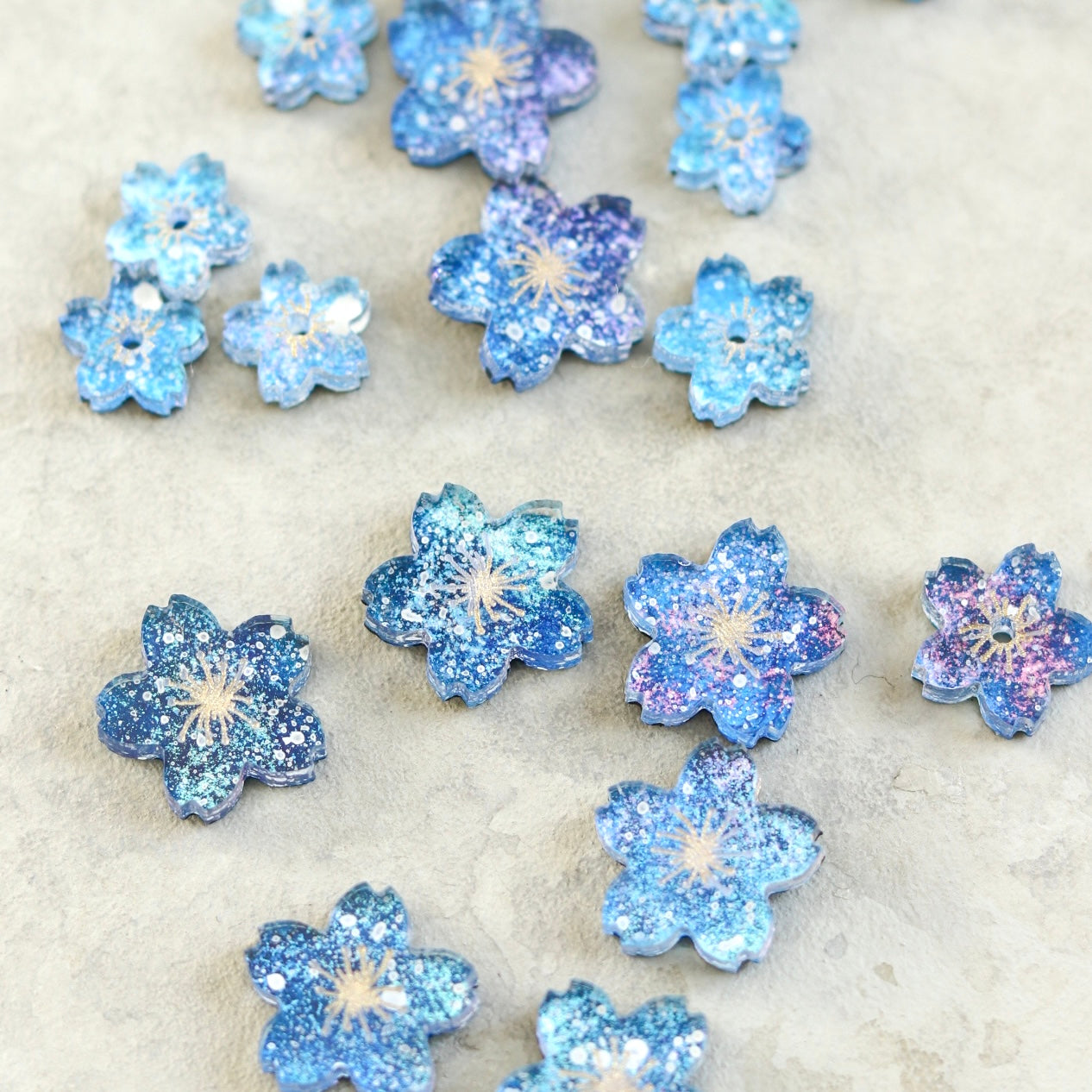 キリトリ夜空-夜桜-耳飾り