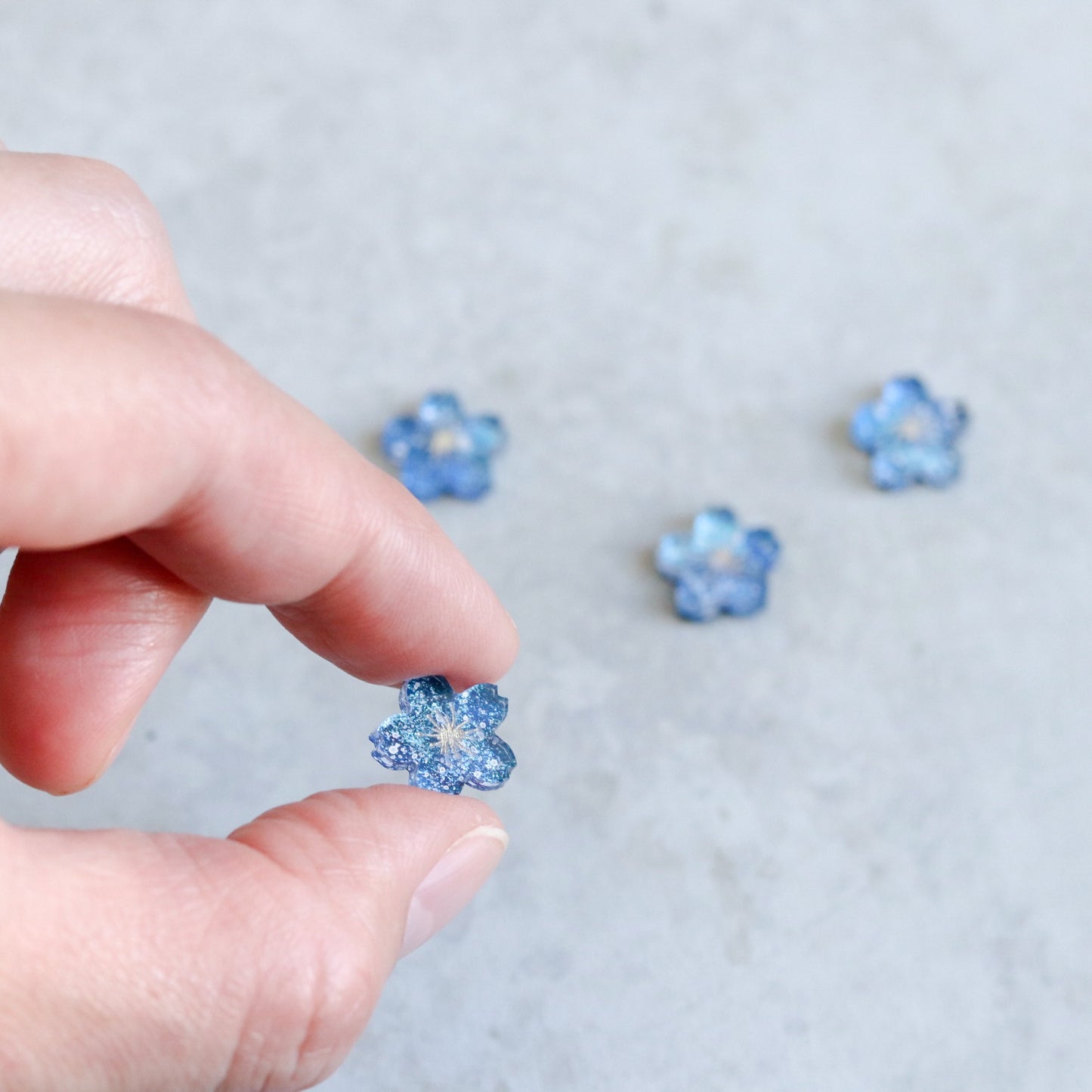 キリトリ夜空-夜桜-耳飾り