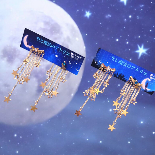 流星群の3wayゆらゆらピアス