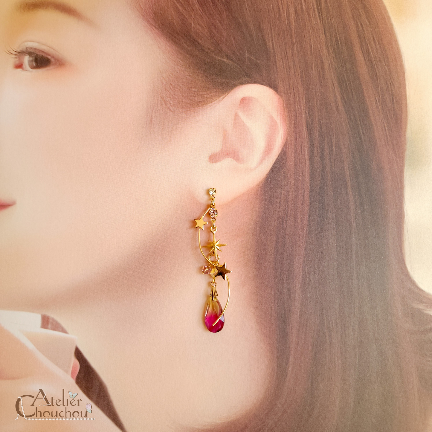 きらきら星屑イヤリング＆ピアス